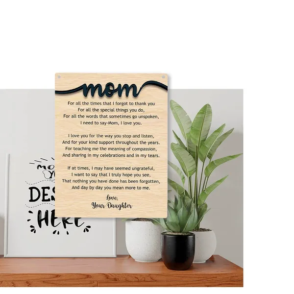 Multicolor_Mother'S_Day_Wood_Sign_I_Need_To_Say_Mom_I_Love_You_Wooden_Signs_Rustic_Hanging_Plaque_Home_Wall_Art_"8_X_10",_Perfect_Mother_Sign_Wall_Decor_|_For_Home_Bedroom
