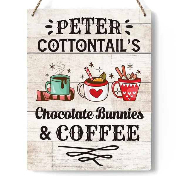 Multicolor_Rustic_Farmhouse_Easter_Country_Home_Office_Coffee_Tables_Desk_Decor_Coffee_Bar_Wood_Sign_Cubicle_Shelf_Decor_Gift_Ideas_|_For_Women_Men_8_X_10_Inch