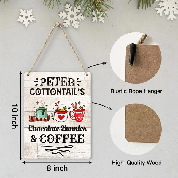 Multicolor_Rustic_Farmhouse_Easter_Country_Home_Office_Coffee_Tables_Desk_Decor_Coffee_Bar_Wood_Sign_Cubicle_Shelf_Decor_Gift_Ideas_|_For_Women_Men_8_X_10_Inch