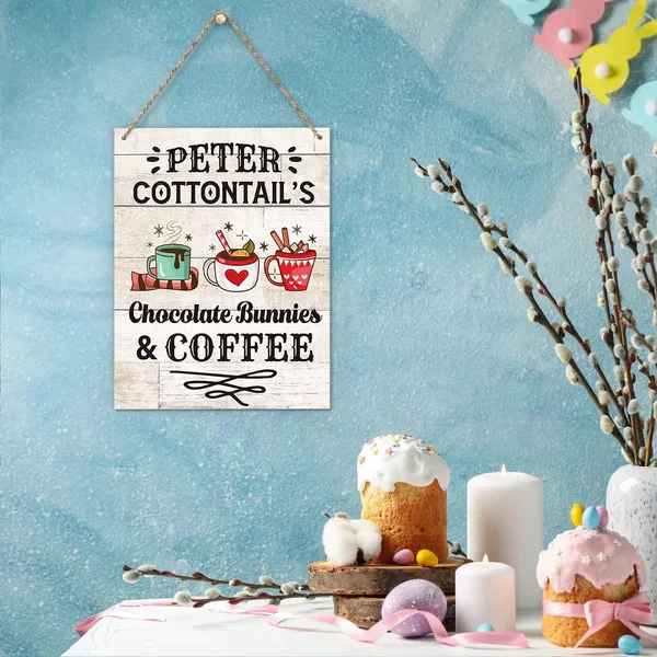 Multicolor_Rustic_Farmhouse_Easter_Country_Home_Office_Coffee_Tables_Desk_Decor_Coffee_Bar_Wood_Sign_Cubicle_Shelf_Decor_Gift_Ideas_|_For_Women_Men_8_X_10_Inch