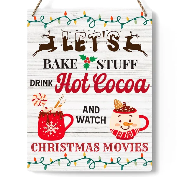 Multicolor_Let'S_Bake_Stuff_Drink_Hot_Cocoa_And_Watch_Christmas_Movies_Wood_Sign_Winter_Decoration_Wooden_Signs_Rustic_Hanging_Plaque_Home_Wall_Art_8"_X_10"_Sign_Wall_Decor_|_For_Farmhouse_Home_Kitchen