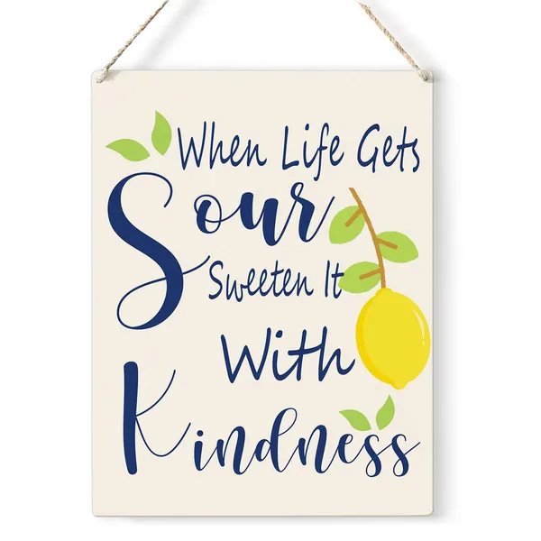 Multicolor_Summer_Lemon_Wood_Sign_When_Life_Gets_Sour_Sweeten_It_Wooden_Signs_Rustic_Summer_Hanging_Plaque_Home_Wall_Art_8"_X_10"_Sign_Wall_Decor_|_For_Home_Kitchen