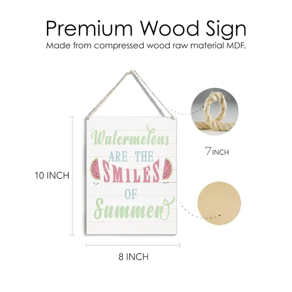Multicolor_Summer_Watermelon_Wood_Sign_Watermelon_Quote_Wooden_Signs_Rustic_Summer_Hanging_Plaque_Home_Wall_Art_8"_X_10"_Sign_Wall_Decor_|_For_Home_Kitchen