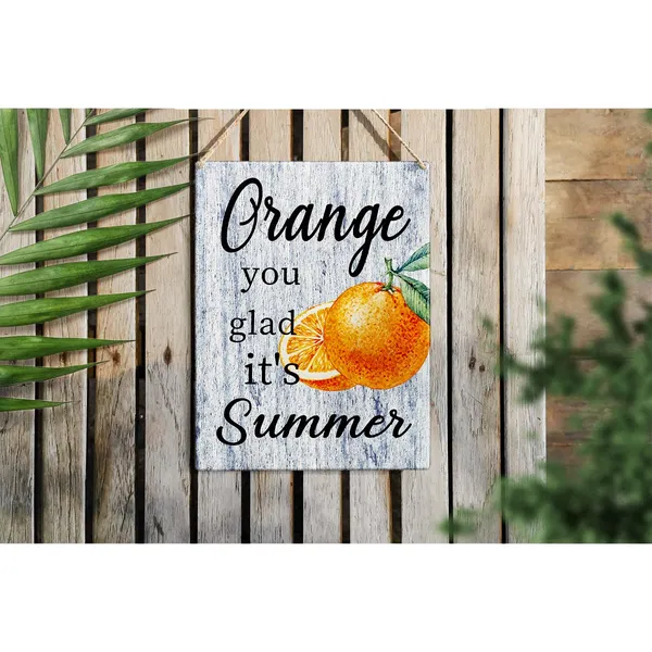 Multicolor_Summer_Orange_Wood_Sign_Orange_Theme_Wooden_Signs_Rustic_Hanging_Plaque_Home_Wall_Art_8"_X_10"_Sign_Wall_Decor_|_For_Home_Kitchen