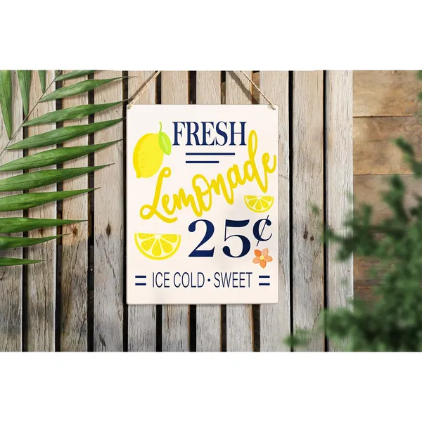 Multicolor_Summer_Lemon_Wood_Sign_Fresh_Lemonade_Wooden_Signs_Rustic_Summer_Hanging_Plaque_Home_Wall_Art_8"_X_10"_Sign_Wall_Decor_|_For_Home_Kitchen