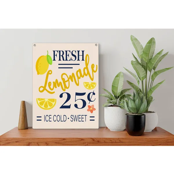 Multicolor_Summer_Lemon_Wood_Sign_Fresh_Lemonade_Wooden_Signs_Rustic_Summer_Hanging_Plaque_Home_Wall_Art_8"_X_10"_Sign_Wall_Decor_|_For_Home_Kitchen