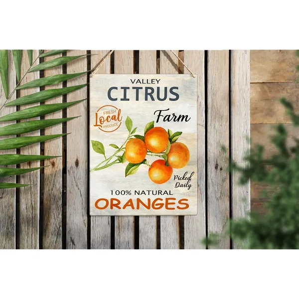 Multicolor_Orange_Theme_Wood_Sign_Valley_Citrus_Wooden_Signs_Rustic_Summer_Hanging_Plaque_Home_Wall_Art_8"_X_10"_Sign_Wall_Decor_|_For_Home_Kitchen_Farmhouse