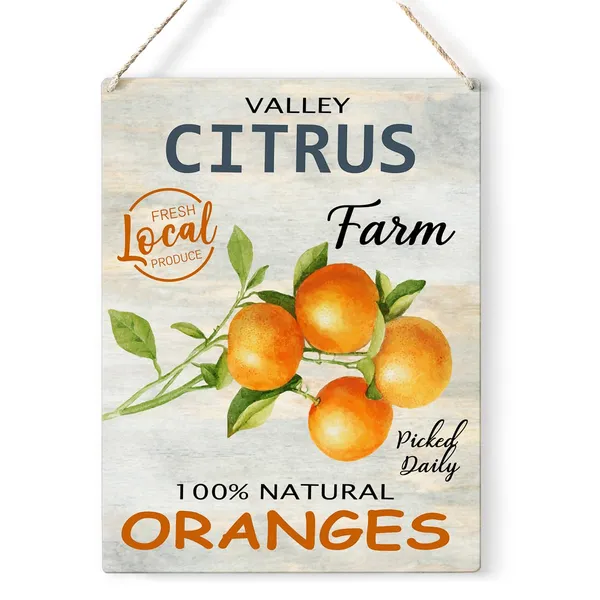 Multicolor_Orange_Theme_Wood_Sign_Valley_Citrus_Wooden_Signs_Rustic_Summer_Hanging_Plaque_Home_Wall_Art_8"_X_10"_Sign_Wall_Decor_|_For_Home_Kitchen_Farmhouse