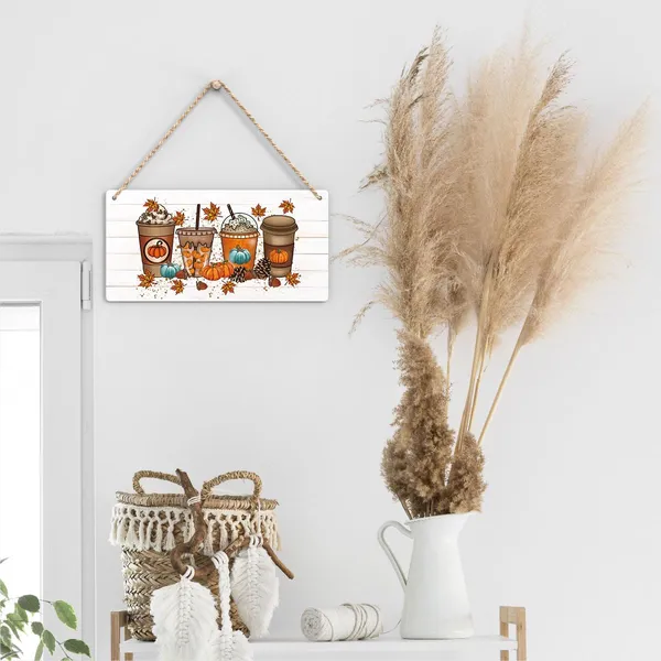 Coffee_Fall_Decorations_|_For_Home_Office_Front_Door_Decor_Signs,_Fall_Sign,_Fall_Decor,_Fall_Theme_Hot_Chocolate_Sign,_Autumn_Wall_Hanging_Decor_12_X_6_Inch