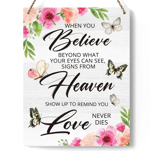 Multicolor_Inspirational_Rustic_Farmhouse_Spring_Flowers_Butterfly_Country_Home_Office_Desk_Decor_Wood_Sign_Cubicle_Shelf_Tabletop_Decor_When_You_Believe_8_X_10_Inch