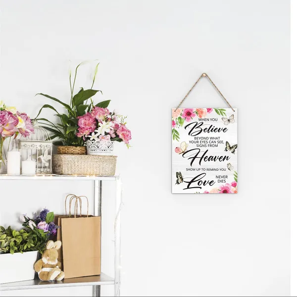 Multicolor_Inspirational_Rustic_Farmhouse_Spring_Flowers_Butterfly_Country_Home_Office_Desk_Decor_Wood_Sign_Cubicle_Shelf_Tabletop_Decor_When_You_Believe_8_X_10_Inch