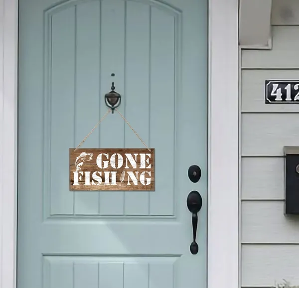 White_Funny_Gone_Fishing_Wall_Decor_Sign,_Printed_Wood_Plaque_Sign,_Hanging_Fishing_Decor_Sign,_Family_Signs_|_For_Home_Decor_Gift,_Gifts_|_For_Men,_Farmhouse_Decor_Wall_Art_Sign_12"_X_6"