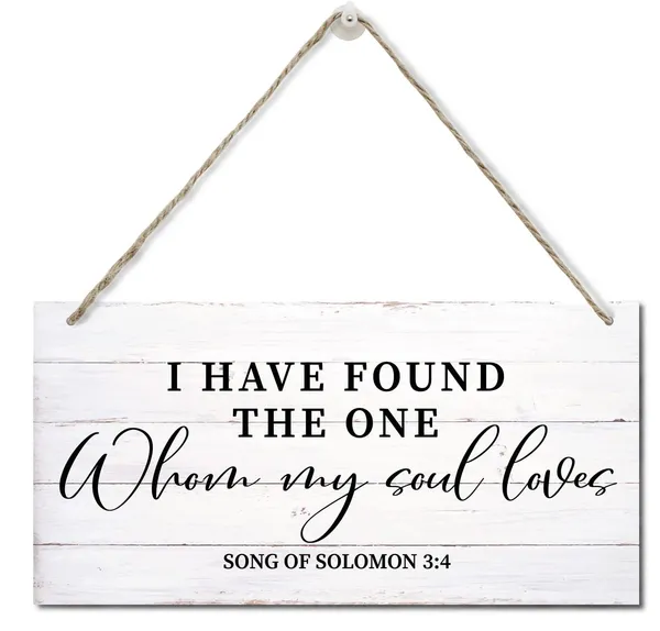 Multicolor_I_Have_Found_The_One_Whom_My_Soul_Loves_Sign,_Printed_Wood_Plaque_Sign_Wall_Hanging,_Farmhouse_Love_Signs_|_For_Home_Decor,_Love_Decor_|_For_Bedroom_Gift,_Farmhouse_Decor_Wall_Art_Sign_12"_X_6"