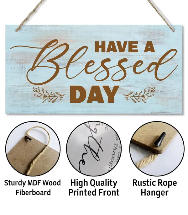 Multicolor_Inspirational_Art_Printed_Plaque_Sign,_Christian_Faith_Biblical_Verse_Wall_Sign,_Hanging_Wood_Sign_Home,_Office,_Church_Decor,_Have_A_Blessed_Day_Sign_12"_X_6"