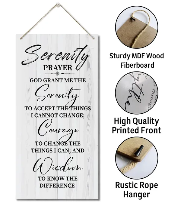 Multicolor_Serenity_Prayer_Sign,_Printed_Wood_Plaque_Sign_Wall_Hanging,_Christian_Decor_Wood_Sign_Gift,_God_Grant_Me_The_Serenity_Wall_Decor_Framed,_Farmhouse_Live_Room_Bedroom_Decor_Wall_Art_Sign_12"_X_6"