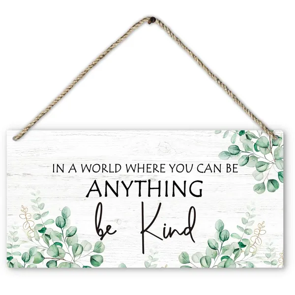 Multicolor_Be_Kind_Sign,_Christian_Saying_Eucalyptus_Leaf_Printed_Wood_Plaque_Sign_Wall_Hanging,_Motivational_Encouragement_Quote_Hanging_Wall_Signs_|_For_Classroom_Kids_Room_Nursery_Decor_12_X_6_Inches_Home_Decor_Accent_Wall_Pediments