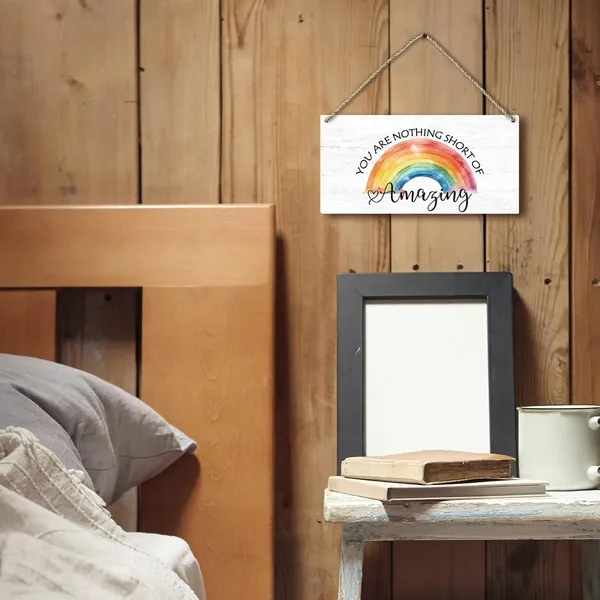 Multicolor_You_Are_Amazing_Sign,_Inspirational_Saying_Colourful_Rainbow_Printed_Wood_Plaque_Sign_Wall_Hanging,_Motivational_Hanging_Wall_Signs_|_For_Home_Kids_Living_Room_Nursery_Decor_12_X_6_Inches_Wall_Pediments