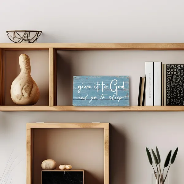 Multicolor_Give_It_To_God_And_Go_To_Sleep_Sign,_Rustic_Bedroom_Decor_Printed_Wood_Plaque_Sign_Wall_Hanging,_Christian_Religious_Signs_Hanging_Wall_Signs_|_For_Home_Farmhouse_Bedroom_Decor_12_X_6_Inches_Home_Decor_Accents_Wall_Pediments