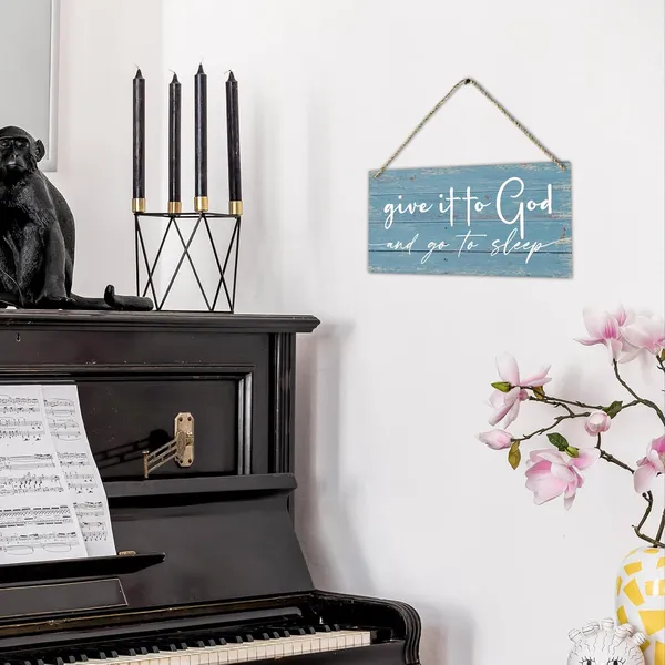 Multicolor_Give_It_To_God_And_Go_To_Sleep_Sign,_Rustic_Bedroom_Decor_Printed_Wood_Plaque_Sign_Wall_Hanging,_Christian_Religious_Signs_Hanging_Wall_Signs_|_For_Home_Farmhouse_Bedroom_Decor_12_X_6_Inches_Home_Decor_Accents_Wall_Pediments