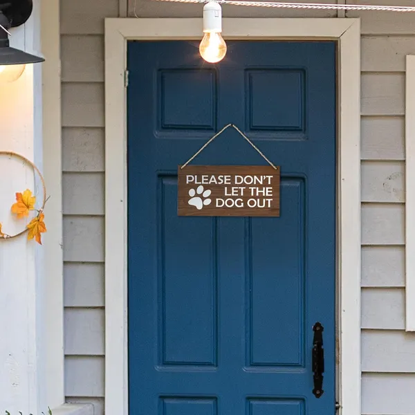 Multicolor_304-Mpdog-Jw_Dog_Door_Sign,_Please_Don'T_Let_The_Dog_Out_Paw_Printed_Rustic_Wood_Plaque_Sign_Wall_Hanging,_Dog_Lover_Owner_Gift_Dog_Warning_Hanging_Wall_Signs_|_For_Farmhouse_Door_Porch_Decor_12_X_6_Inches