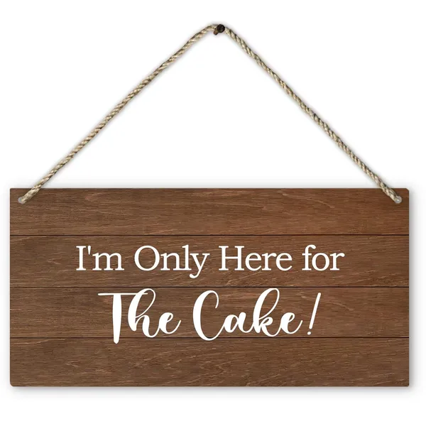 Multicolor_Ring_Bearer_Sign,_Ring_Bearer_Wedding_I'M_Only_Here_|_For_The_Cake_Plaque_Sign_Wall_Hanging,_Rustic_Wedding_Decor,_Ring_Bearer_Sign_|_For_Wedding_Decor_12_X_6_Inches_Home_Decor_Accents