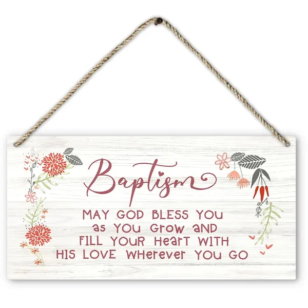 Multicolor_Baptism_Christian_Religious_Bible_Verses_Wood_Plaque_Sign_Hanging_Door_Wall_Decor,_Baptism_Gifts_|_For_Girl_Boy,_Christening_Gifts_|_For_Girls_Boys,_Christian_Baby_Gifts_12_X_6_Inches_Home_Decor