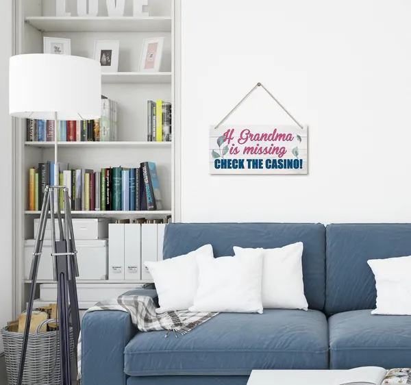 White_Funny_Grandma_Wood_Decor_Sign,_If_Grandma_Is_Missing_Check_The_Casino,_Hanging_Printed_Wooden_Plaque_Decor,_Perfect_|_For_Any_Gambling_Grandma,_Home_Decor_Sign,_Gift_|_For_Grandma_12X6_Inch