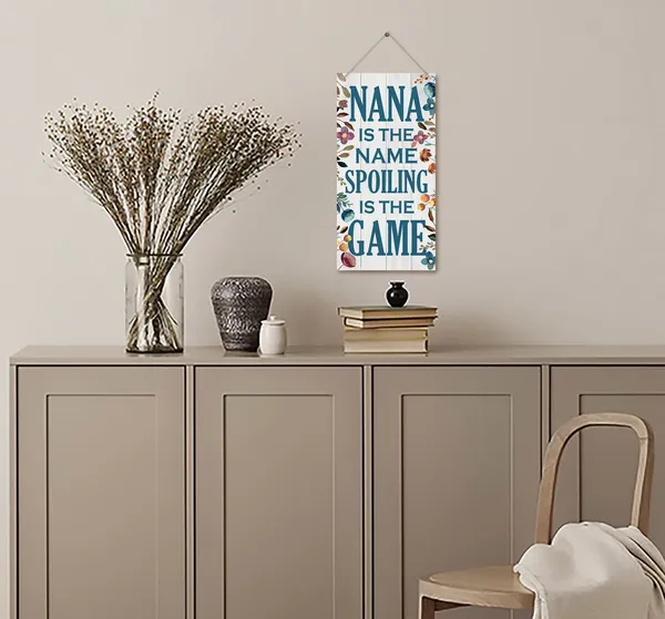 White_Nana_Is_The_Name_Spoiling_Is_The_Game_Wood_Decor_Sign,_Hanging_Printed_Wooden_Plaque_Decor,_Rustic_Home_Decor_Sign,_Decorative_Wall_Art,_Home_Accent,_Nana_Decor,_Gift_|_For_Grandma,_Women_12X6_Inch