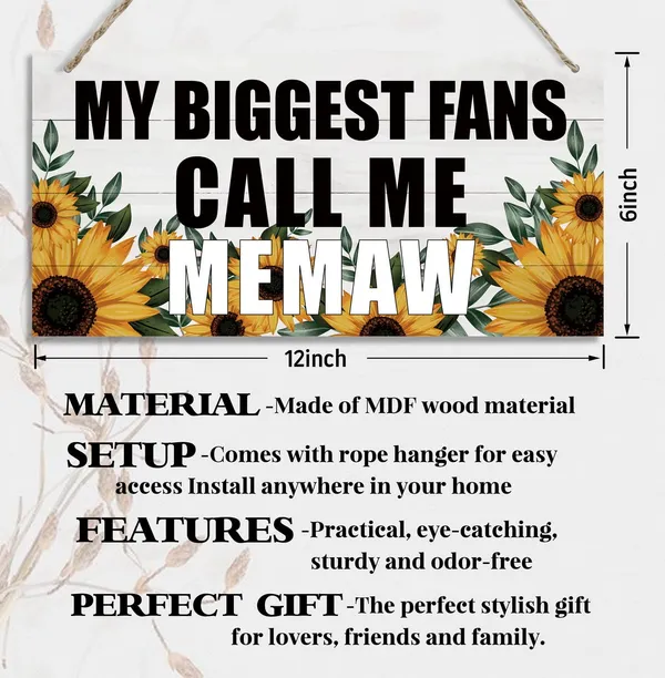 White_My_Biggest_Fans_Call_Me_Memaw_Wood_Decor_Sign,_Hanging_Printed_Wooden_Plaque_Decor,_Rustic_Home_Decor_Sign,_Decorative_Wall_Art,_Home_Accent,_Memaw_Decor,_Gift_|_For_Grandma,_Women_12X6_Inch