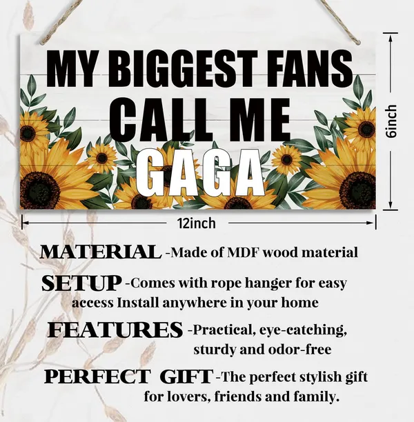White_My_Biggest_Fans_Call_Me_Gaga_Wood_Decor_Sign,_Hanging_Printed_Wooden_Plaque_Decor,_Rustic_Home_Decor_Sign,_Decorative_Wall_Art,_Home_Accent,_Gaga_Decor,_Gift_|_For_Grandma,_Women_12X6_Inch