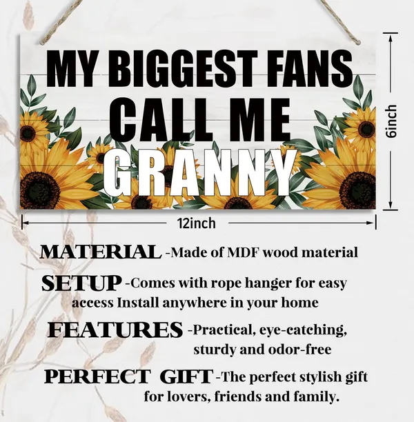 White_My_Biggest_Fans_Call_Me_Granny_Wood_Decor_Sign,_Hanging_Printed_Wooden_Plaque_Decor,_Rustic_Home_Decor_Sign,_Decorative_Wall_Art,_Home_Accent,_Granny_Decor,_Gift_|_For_Grandma,_Women_12X6_Inch