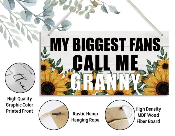 White_My_Biggest_Fans_Call_Me_Granny_Wood_Decor_Sign,_Hanging_Printed_Wooden_Plaque_Decor,_Rustic_Home_Decor_Sign,_Decorative_Wall_Art,_Home_Accent,_Granny_Decor,_Gift_|_For_Grandma,_Women_12X6_Inch