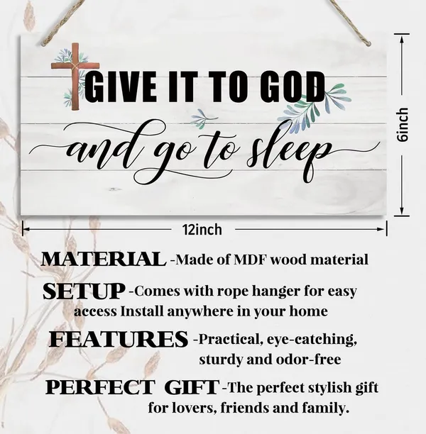 White_Give_It_To_God_And_Go_To_Sleep_Wooden_Decor_Sign,_Rustic_Farmhouse_Decor_Signs,_Hanging_Printed_Wooden_Plaque_Decor,_Rustic_Homedecor_Signs,_Rustic_Bedroom_Wall_Decor_|_For_Couples_12X_6Inch
