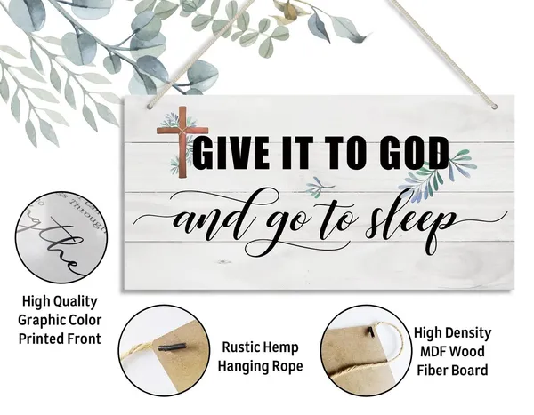 White_Give_It_To_God_And_Go_To_Sleep_Wooden_Decor_Sign,_Rustic_Farmhouse_Decor_Signs,_Hanging_Printed_Wooden_Plaque_Decor,_Rustic_Homedecor_Signs,_Rustic_Bedroom_Wall_Decor_|_For_Couples_12X_6Inch
