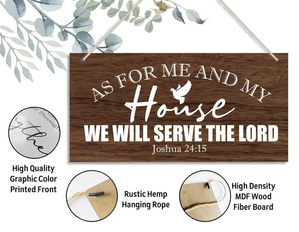 Multicolor_Joshua_24:15-_As_|_For_Me_And_My_House_We_Will_Serve_The_Lord_Inspirational_Quote_Wood_Decor_Sign,_Bible_Verses_Decor_Signs,_Hanging_Printed_Wooden_Plaque_Decor,_Christian_Gift_12X_6Inch