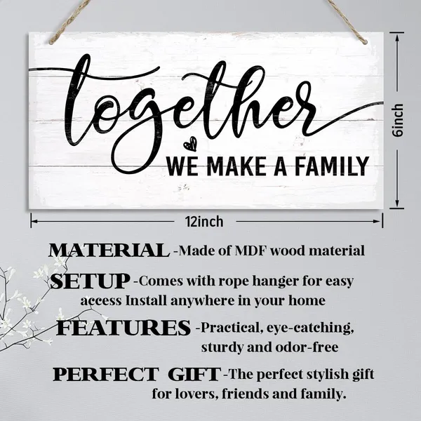 Multicolor_Family_Wood_Sign,_Together_We_Make_A_Family_Sign,_Decorative_Hanging_Wall_Plaque_Wood_Sign,_Rustic_Home_Decor,_Living_Room_Decor,_Family_Room_Decor,_Family_Wall_Plaque_With_Hanging_Rope