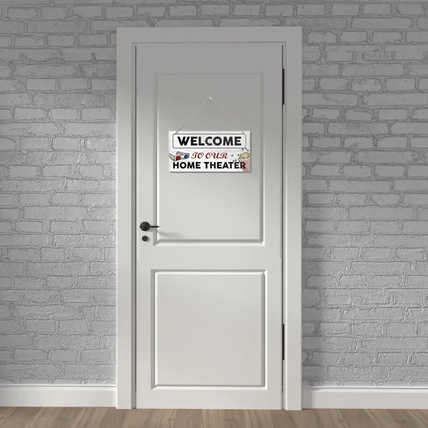 Multicolor_Welcome_To_Our_Home_Theater_Sign,_Theater_Room_Decor,_Rustic_Door_Hanger,_Decorative_Hanging_Wall_Plaque_Wood_Sign,_Movie_Theater_Decor,_Media_Room_Decor,_Wall_Decoration_|_For_Movie_Room