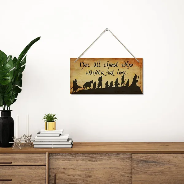 Multicolor_Inspirational_Wood_Sign,_Not_All_Those_Who_Wander_Are_Lost_Sign,_Decorative_Hanging_Wall_Plaque_Wood_Sign,_Farmhouse_Wall_Decor,_Home_Office_Decor,_Vintage_Decor_|_For_Cafe_Coffee_Bar_Pub