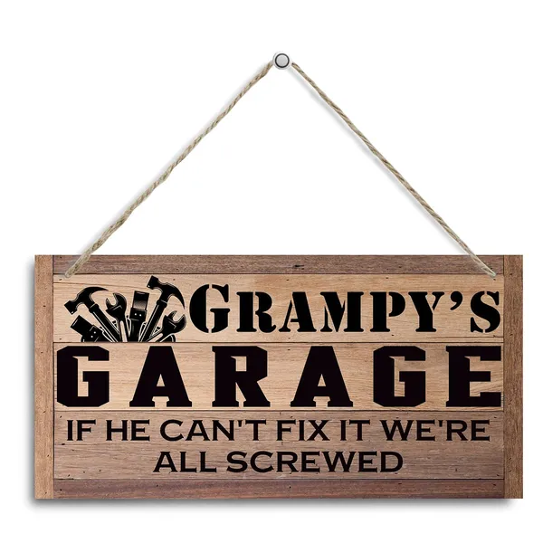 Multicolor_Grampy_Gift,_Grampy'S_Garage_Sign_Gift_|_For_Mechanic,_Decorative_Hanging_Wall_Plaque_Wood_Sign,_Garage_Hanging_Decor,_Farmhouse_Home_Decor,_Funny_Garage_Decor,_Father'S_Day_Gift_|_For_Grampy_Grandpa_Dad