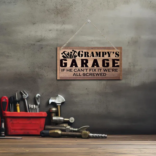Multicolor_Grampy_Gift,_Grampy'S_Garage_Sign_Gift_|_For_Mechanic,_Decorative_Hanging_Wall_Plaque_Wood_Sign,_Garage_Hanging_Decor,_Farmhouse_Home_Decor,_Funny_Garage_Decor,_Father'S_Day_Gift_|_For_Grampy_Grandpa_Dad