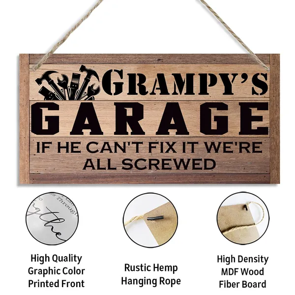 Multicolor_Grampy_Gift,_Grampy'S_Garage_Sign_Gift_|_For_Mechanic,_Decorative_Hanging_Wall_Plaque_Wood_Sign,_Garage_Hanging_Decor,_Farmhouse_Home_Decor,_Funny_Garage_Decor,_Father'S_Day_Gift_|_For_Grampy_Grandpa_Dad