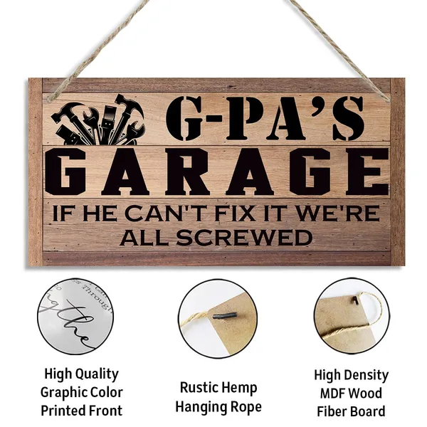 Multicolor_G-Pa_Gift,_G-Pa'S_Garage_Sign_Gift,_Decorative_Hanging_Wall_Plaque_Wood_Sign,_Funny_Garage_Decor,_Tool_Room_Decor,_Farmhouse_Decor_|_For_Home_Garage,_Father'S_Day_Gift_|_For_G-Pa_Grandpa_Dad