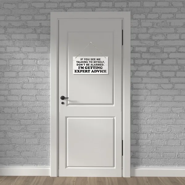 Multicolor_Funny_Wood_Sign,_If_You_See_Me_Talking_To_Myself_I'M_Getting_Expert_Advice_Sign,_Decorative_Hanging_Wall_Plaque_Wood_Sign,_Wall_Decor_Art,_Funny_Home_Office_Decor,_Farmhouse_Wooden_Plaque