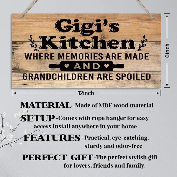 White_Gigi'S_Kitchen_Sign_-_Where_Memories_Are_Made_And_Grandchildren_Are_Spoiled,_Gigi_Home_Decor_|_For_Kitchen,_Decorative_Hanging_Wall_Plaque_Wood_Sign,_Grandma_Gift,_Gigi_Gift_From_Grandson_Granddaughter