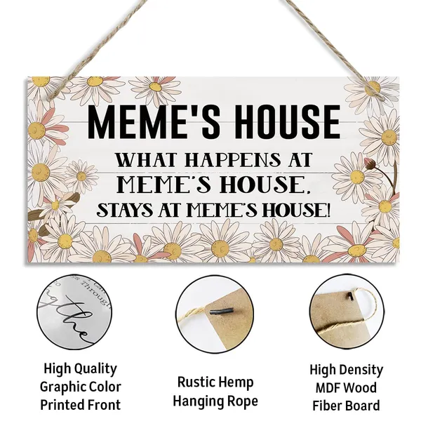 White_Meme'S_House_Sign,_Meme_Home_Decor_Gift,_Decorative_Hanging_Wall_Plaque_Wood_Sign,_Farmhouse_Decor_|_For_Front_Door,_Wall_Decor_Art,_Meme_Gift_|_For_Mother'S_Day_Birthday_Christmas?