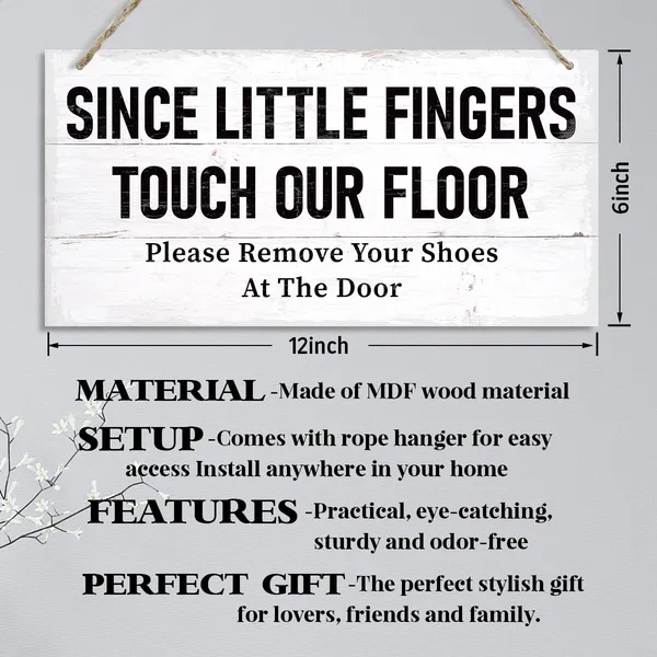 Multicolor_Shoes_Off_Sign,_Since_Little_Fingers_Touch_Our_Floor_Please_Remove_Your_Shoes_At_The_Door,_Decorative_Hanging_Wall_Plaque_Wood_Sign,_Pet_Family_Home_Decor,_Remove_Shoes_Sign_|_For_Front_Door_Porch_Decor