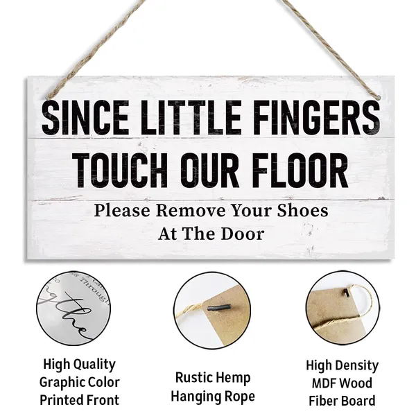 Multicolor_Shoes_Off_Sign,_Since_Little_Fingers_Touch_Our_Floor_Please_Remove_Your_Shoes_At_The_Door,_Decorative_Hanging_Wall_Plaque_Wood_Sign,_Pet_Family_Home_Decor,_Remove_Shoes_Sign_|_For_Front_Door_Porch_Decor