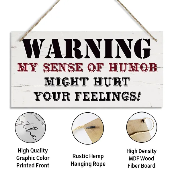 Multicolor_Funny_Wood_Sign,_My_Sense_Of_Humor_Might_Hurt_Your_Feelings_Sign,_Decorative_Hanging_Wall_Plaque_Wood_Sign,_Funny_Sarcastic_Wall_Sign,_Wall_Decor_Art,_Garage_Decor,_Man_Cave_Decor,_Home_Office_Decor