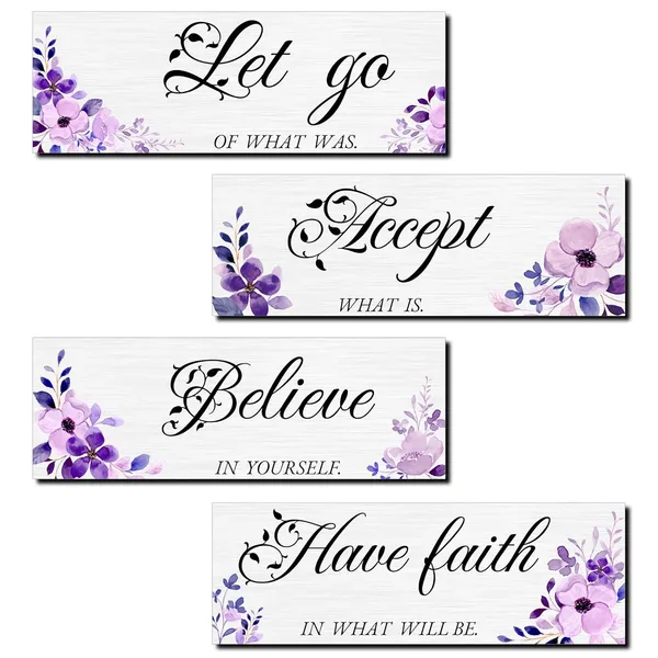 Purple_Joyhawk_Purple_Flower_Wall_Decor,_Wooden_Floral_Inspirational_Wall_Art_Decorations_|_For_Girls,_Women,_Bathroom,_Living_Room,_Bedroom,_Home_Spa_And_Laundry_Room_Decor,_12_X_4_Inches,_Pack_Of_4
