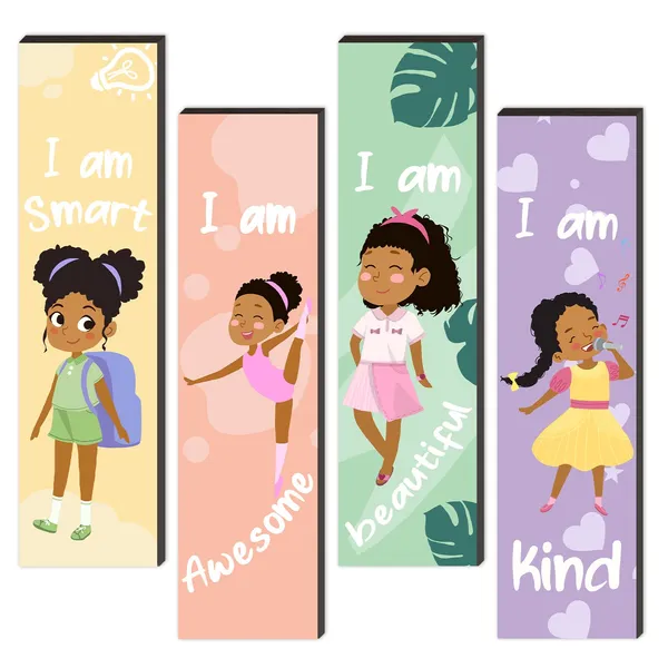 Black_Shlinco_4_Pieces_Motivational_Black_Girl_Wall_Decor,_Wall_Art_Inspirational_Quotes,_Black_Girl_Theme_Room_Wall_Decor,_Perfect_|_For_Girl_Kids_Bedroom_Playroom_Decoration